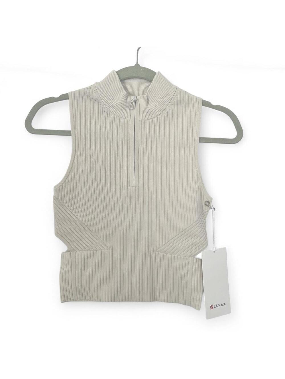 Lululemon Open Back Half-Zip Sweater